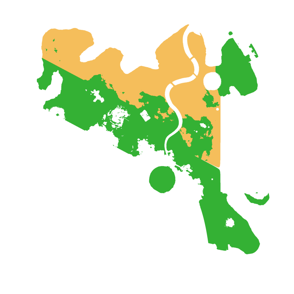 Biome Rust Map: Procedural Map, Size: 3000, Seed: 12754