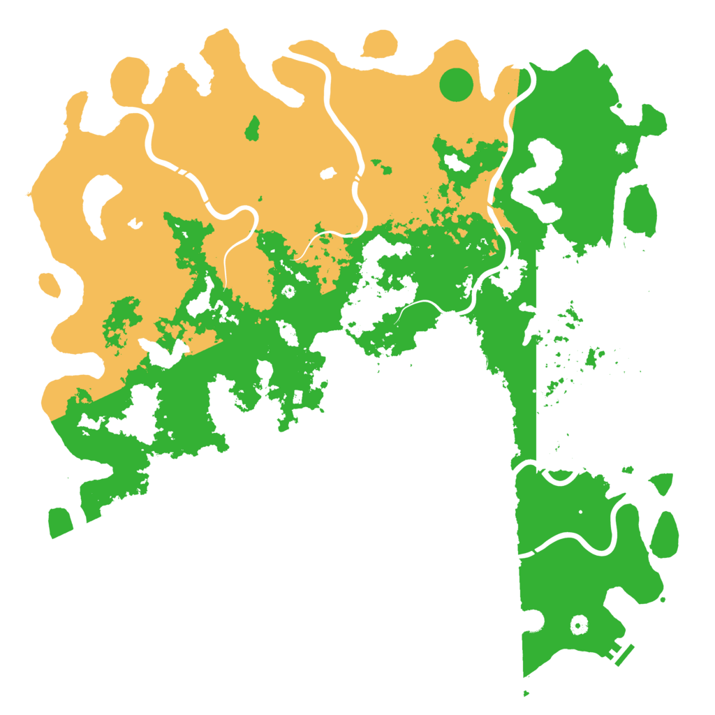 Biome Rust Map: Procedural Map, Size: 5600, Seed: 730582632