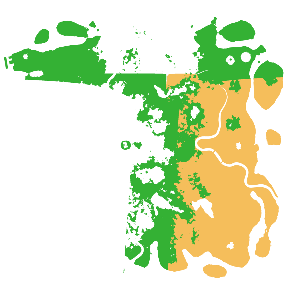 Biome Rust Map: Procedural Map, Size: 5120, Seed: 84409