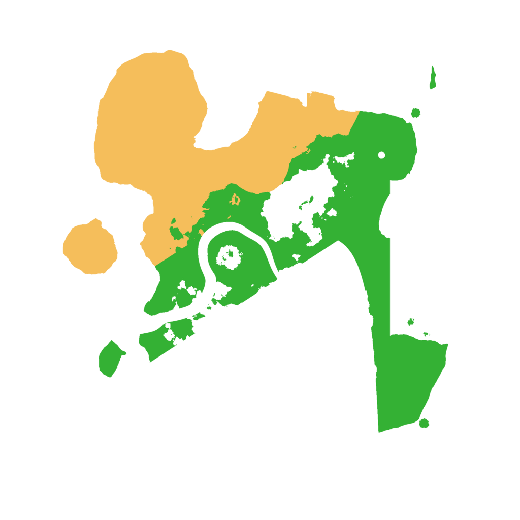 Biome Rust Map: Procedural Map, Size: 2200, Seed: 1114