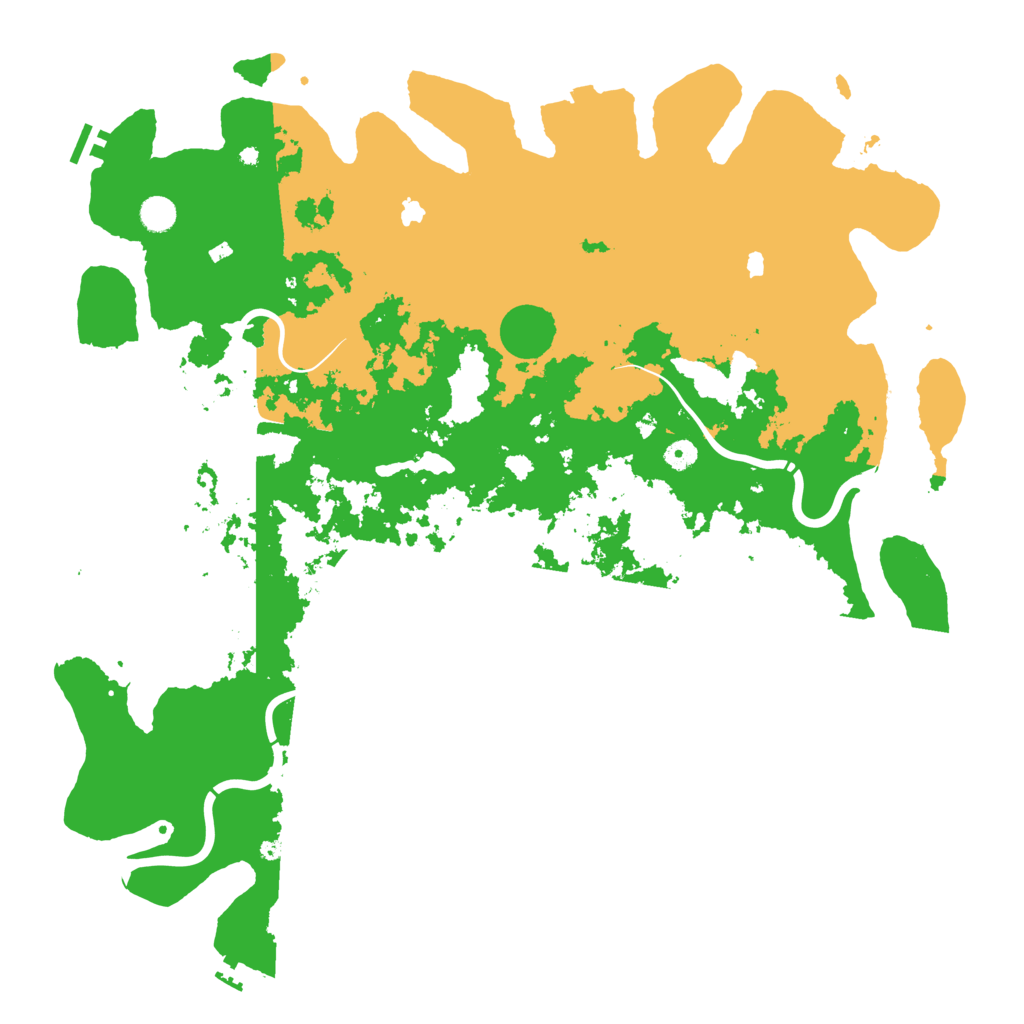 Biome Rust Map: Procedural Map, Size: 5000, Seed: 130524