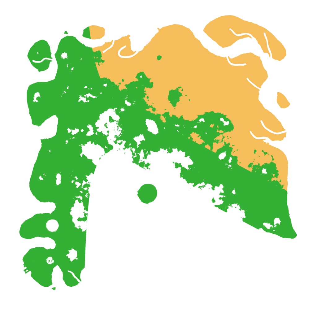 Biome Rust Map: Procedural Map, Size: 4500, Seed: 2096655316