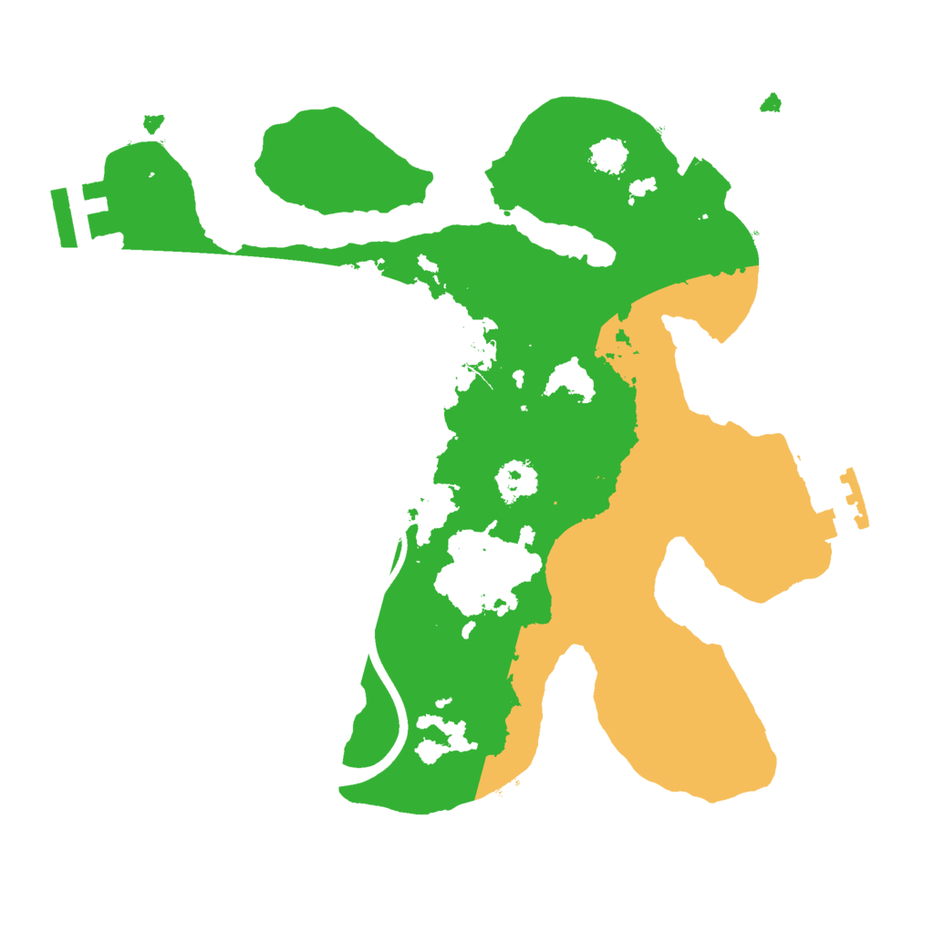 Biome Rust Map: Procedural Map, Size: 2300, Seed: 66663212