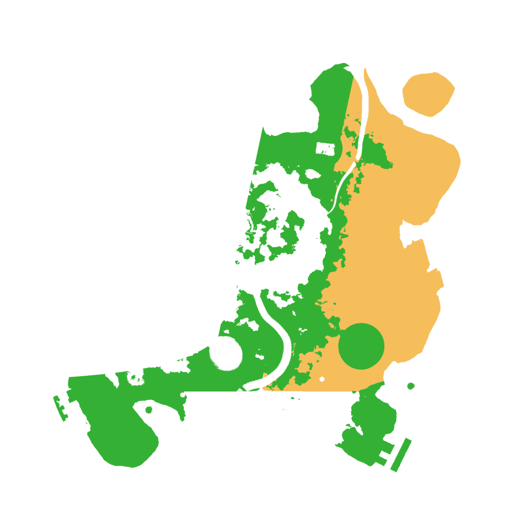 Biome Rust Map: Procedural Map, Size: 3000, Seed: 1228163112