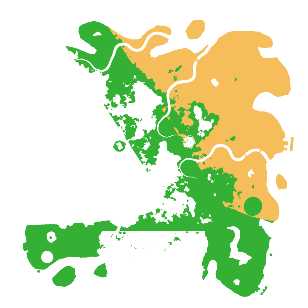 Biome Rust Map: Procedural Map, Size: 4500, Seed: 854015672