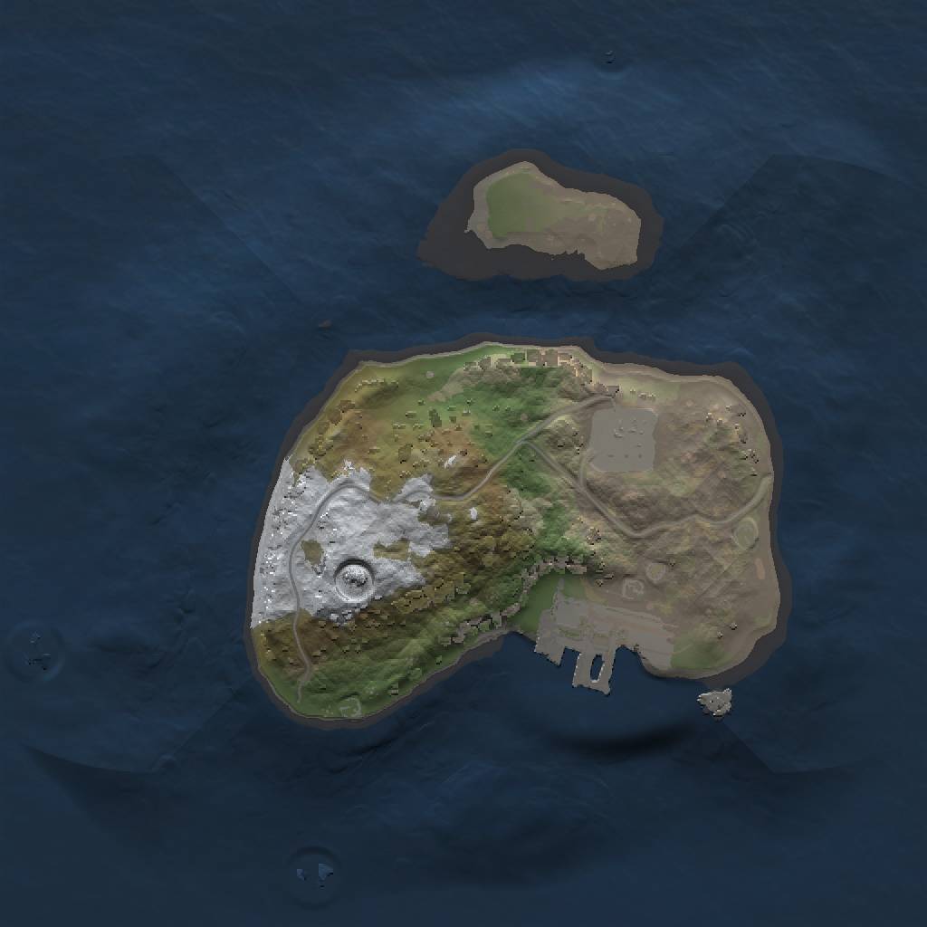 Rust Map: Procedural Map, Size: 1500, Seed: 138546546, 5 Monuments