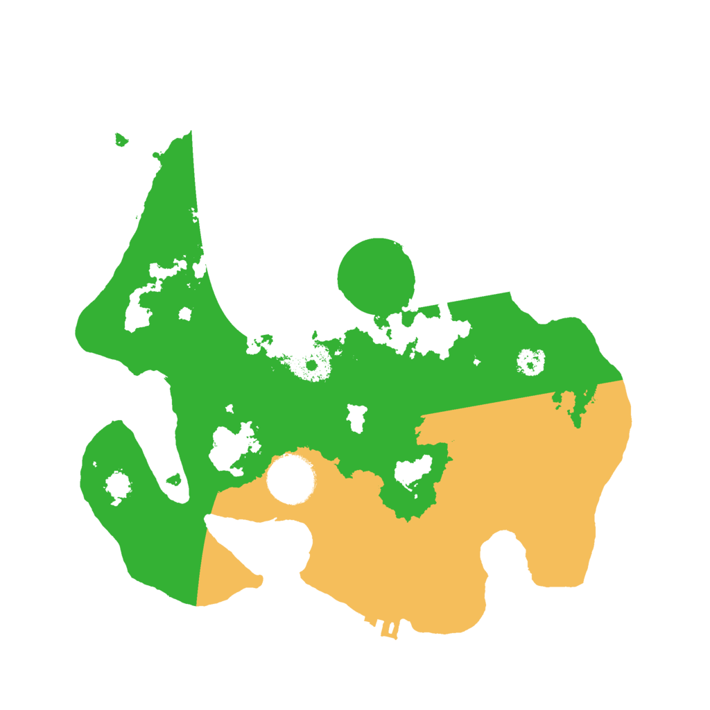 Biome Rust Map: Procedural Map, Size: 2600, Seed: 793898535