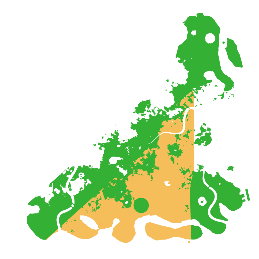 Biome Rust Map: Procedural Map, Size: 4500, Seed: 13481