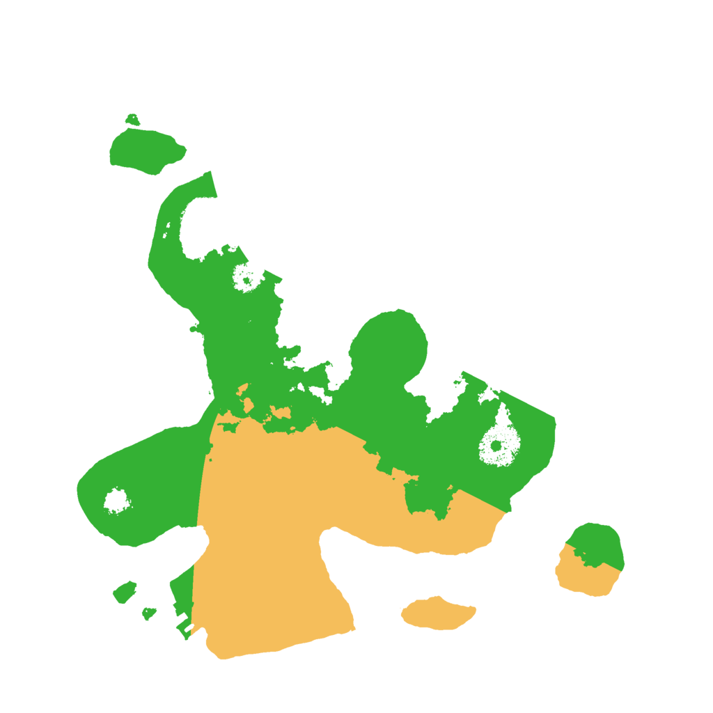 Biome Rust Map: Procedural Map, Size: 2600, Seed: 1323