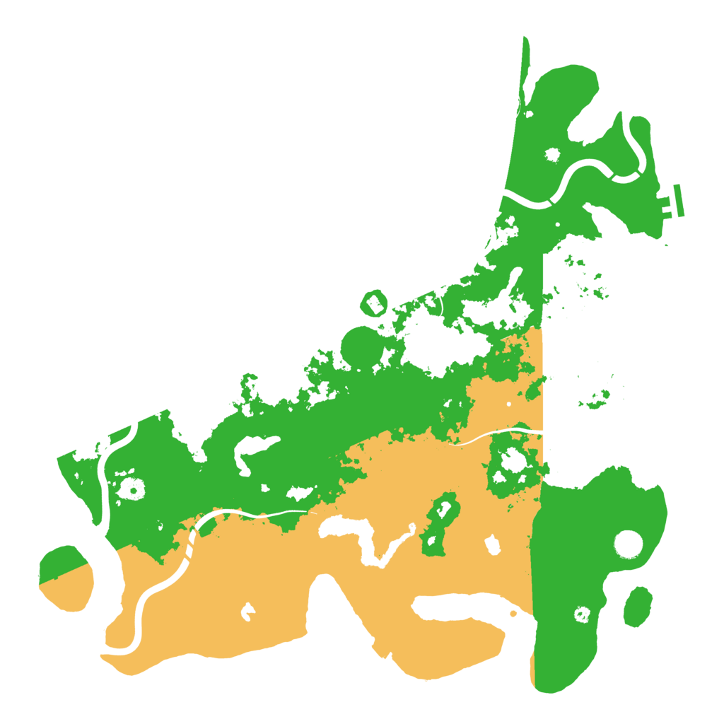 Biome Rust Map: Procedural Map, Size: 4500, Seed: 707421403