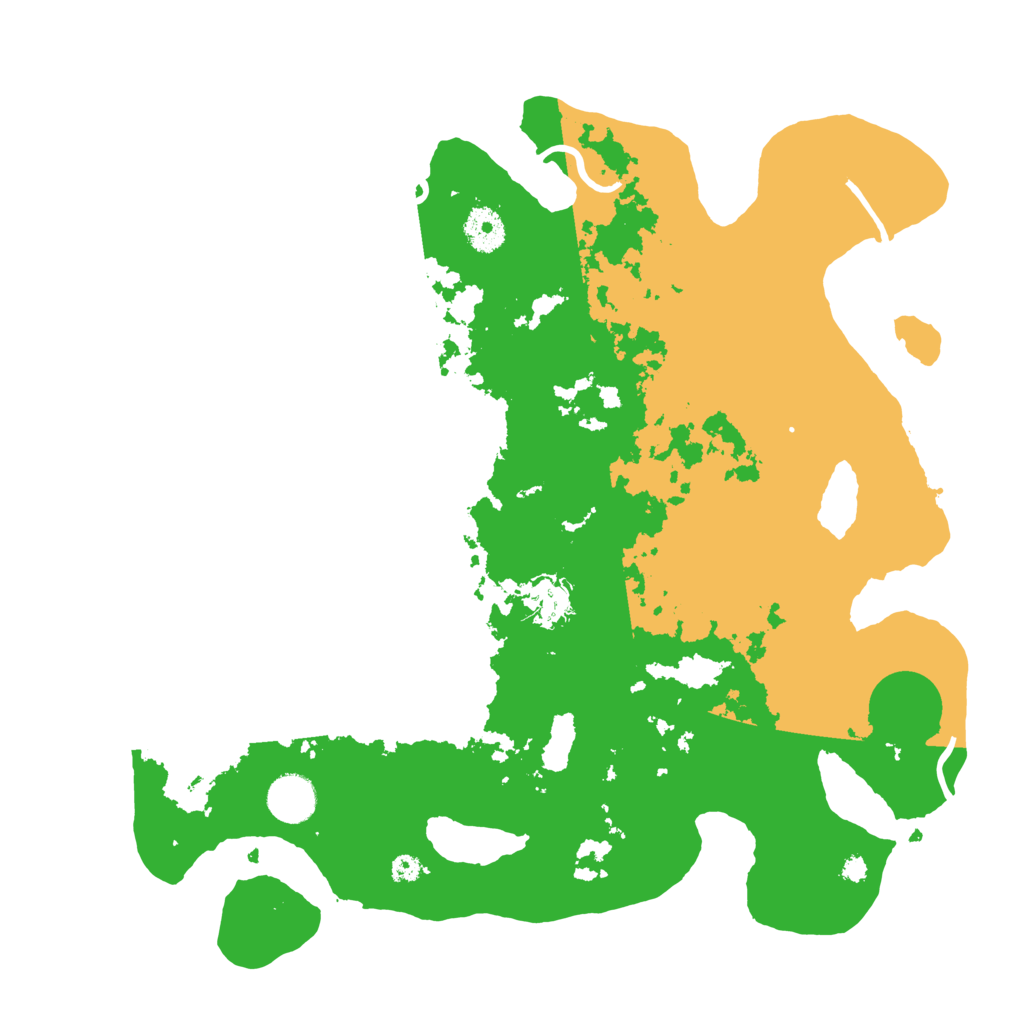 Biome Rust Map: Procedural Map, Size: 3700, Seed: 1935435918