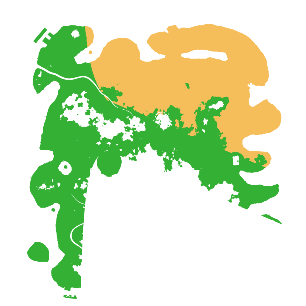 Biome Rust Map: Procedural Map, Size: 3500, Seed: 11323565