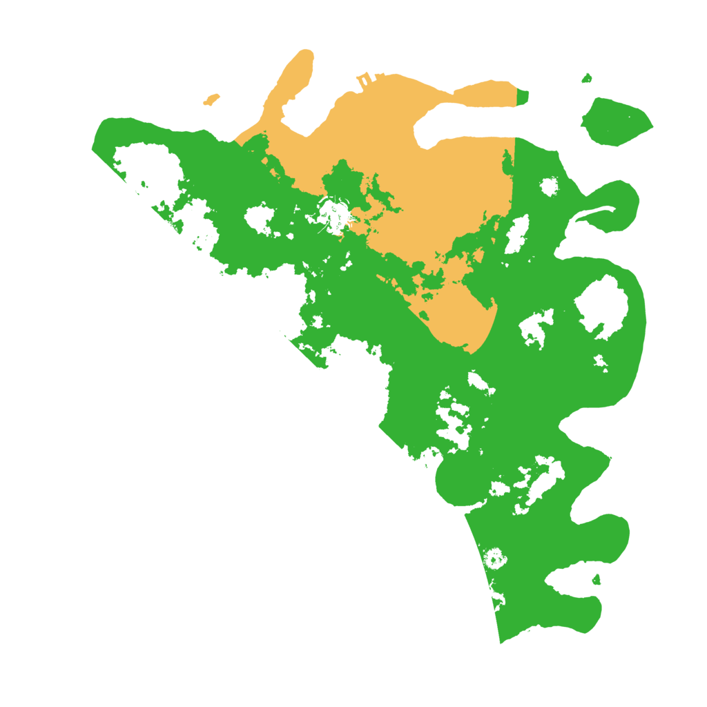 Biome Rust Map: Procedural Map, Size: 3500, Seed: 44359463