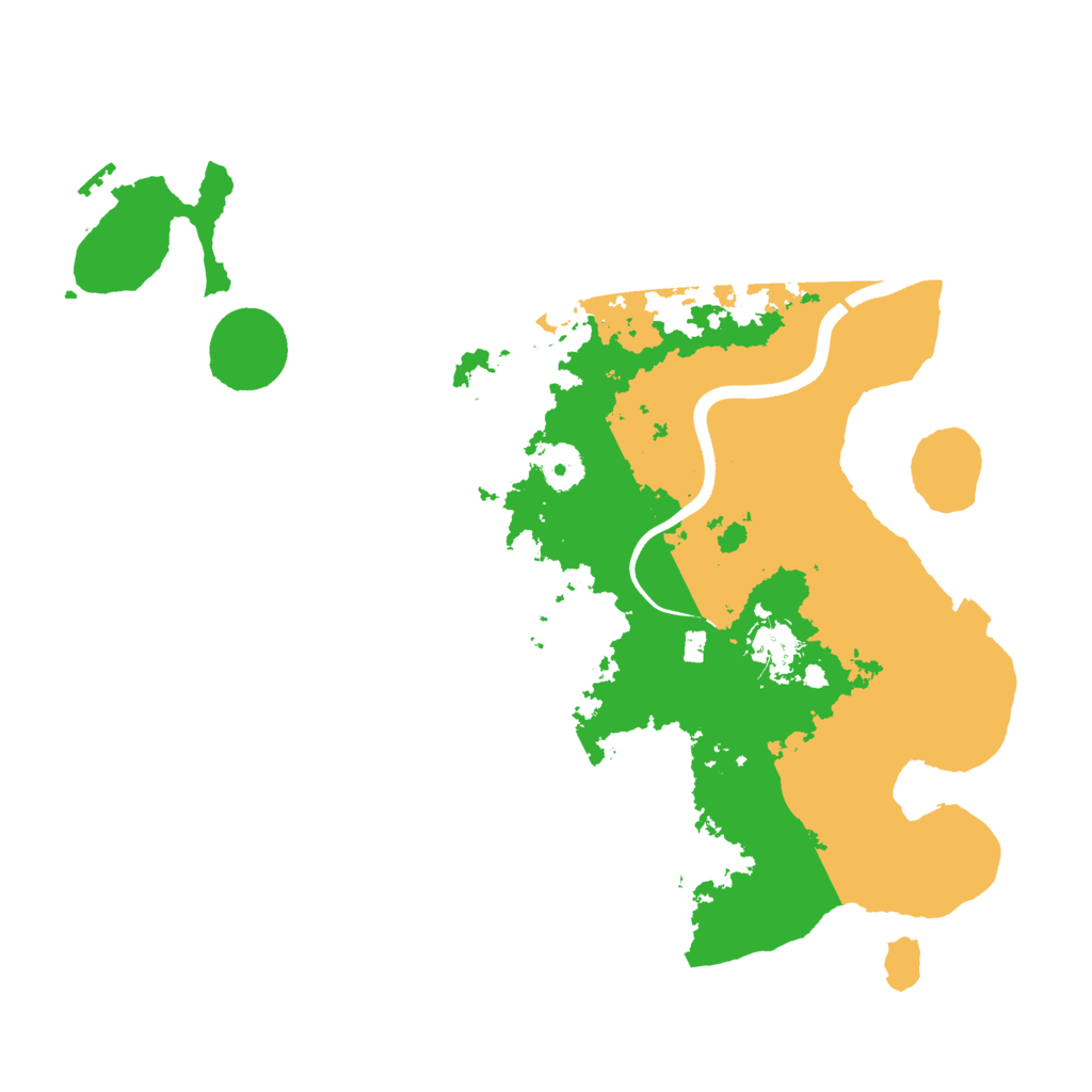 Biome Rust Map: Procedural Map, Size: 3700, Seed: 1221782667