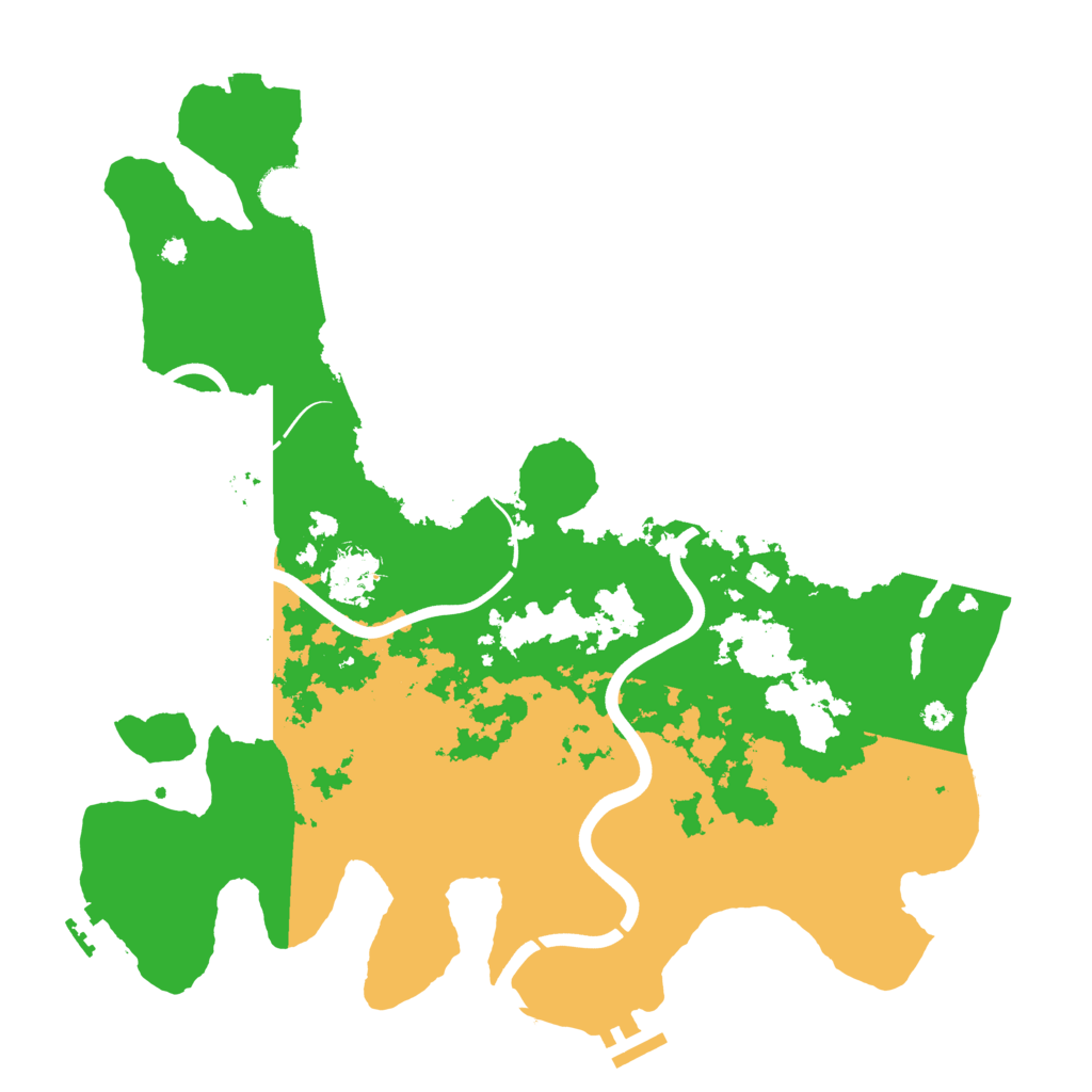 Biome Rust Map: Procedural Map, Size: 3850, Seed: 696618014