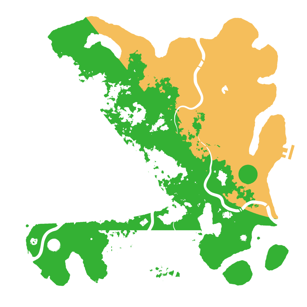 Biome Rust Map: Procedural Map, Size: 4250, Seed: 332337607