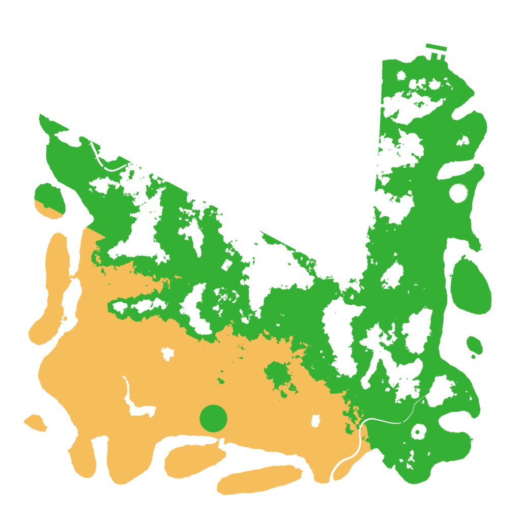 Biome Rust Map: Procedural Map, Size: 5000, Seed: 104830114