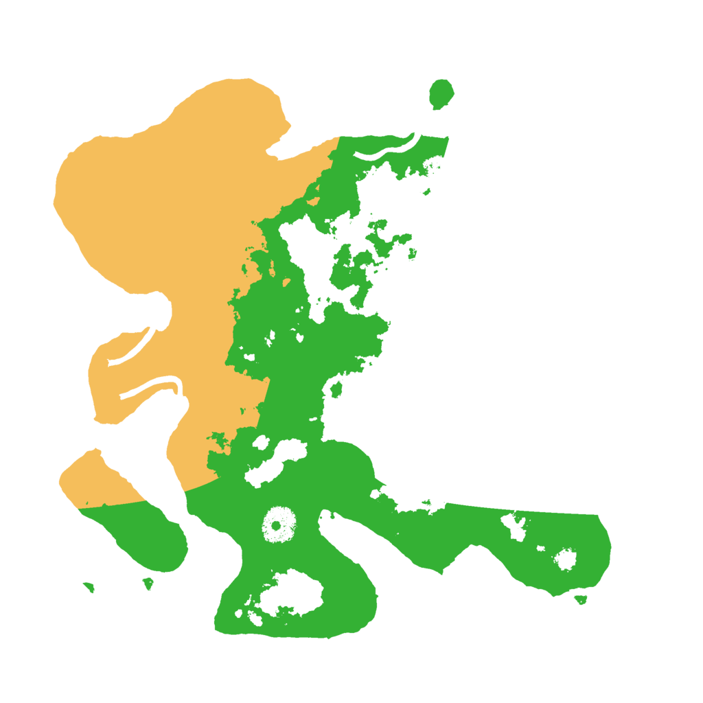 Biome Rust Map: Procedural Map, Size: 3000, Seed: 9245