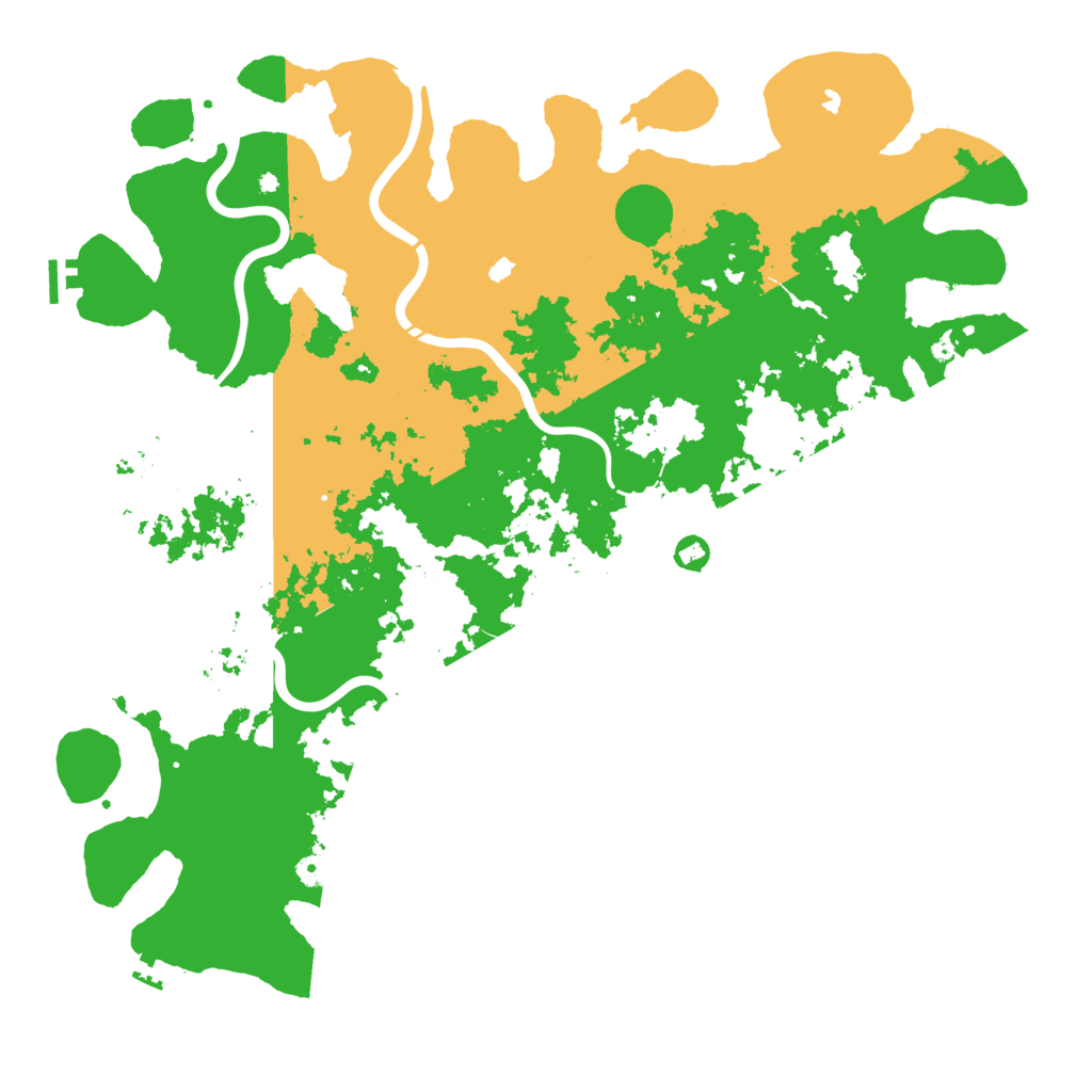 Biome Rust Map: Procedural Map, Size: 5000, Seed: 15684213