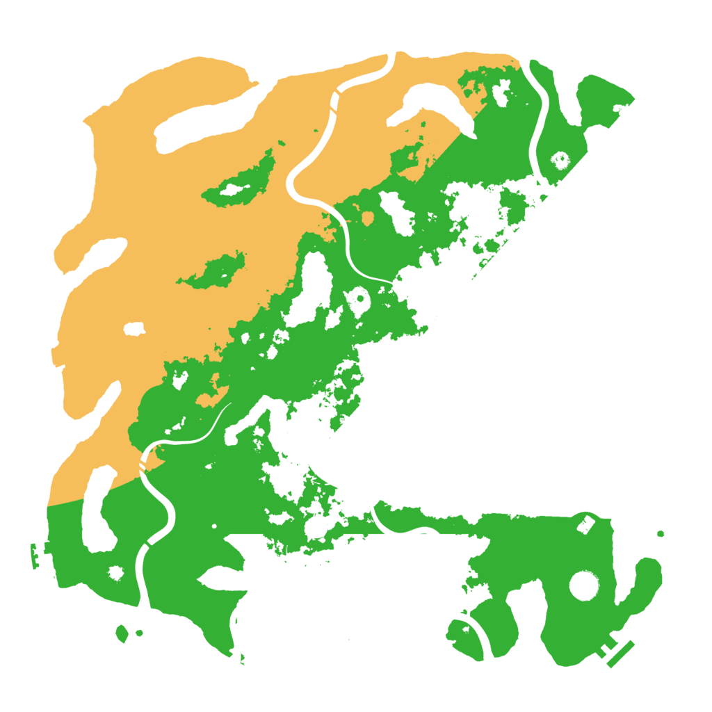 Biome Rust Map: Procedural Map, Size: 4250, Seed: 818577805