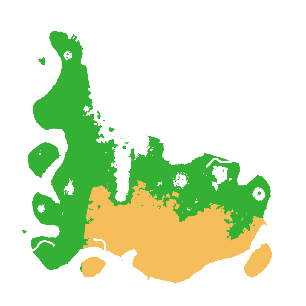 Biome Rust Map: Procedural Map, Size: 3649, Seed: 13825