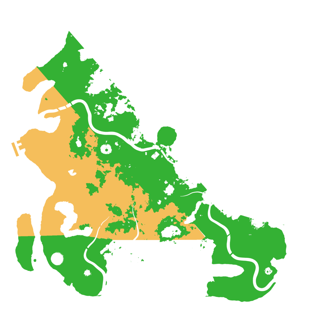 Biome Rust Map: Procedural Map, Size: 4500, Seed: 54655