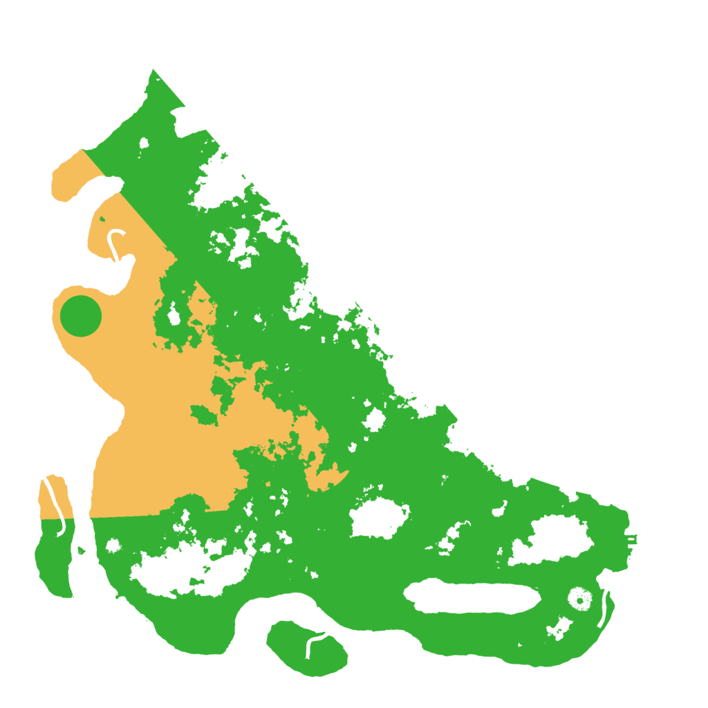 Biome Rust Map: Procedural Map, Size: 4500, Seed: 54655