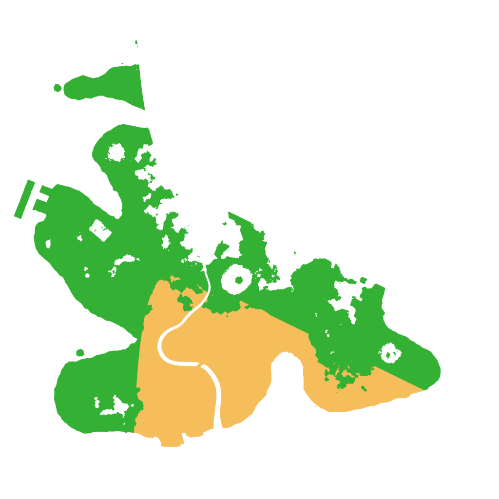 Biome Rust Map: Procedural Map, Size: 2560, Seed: 1909967635