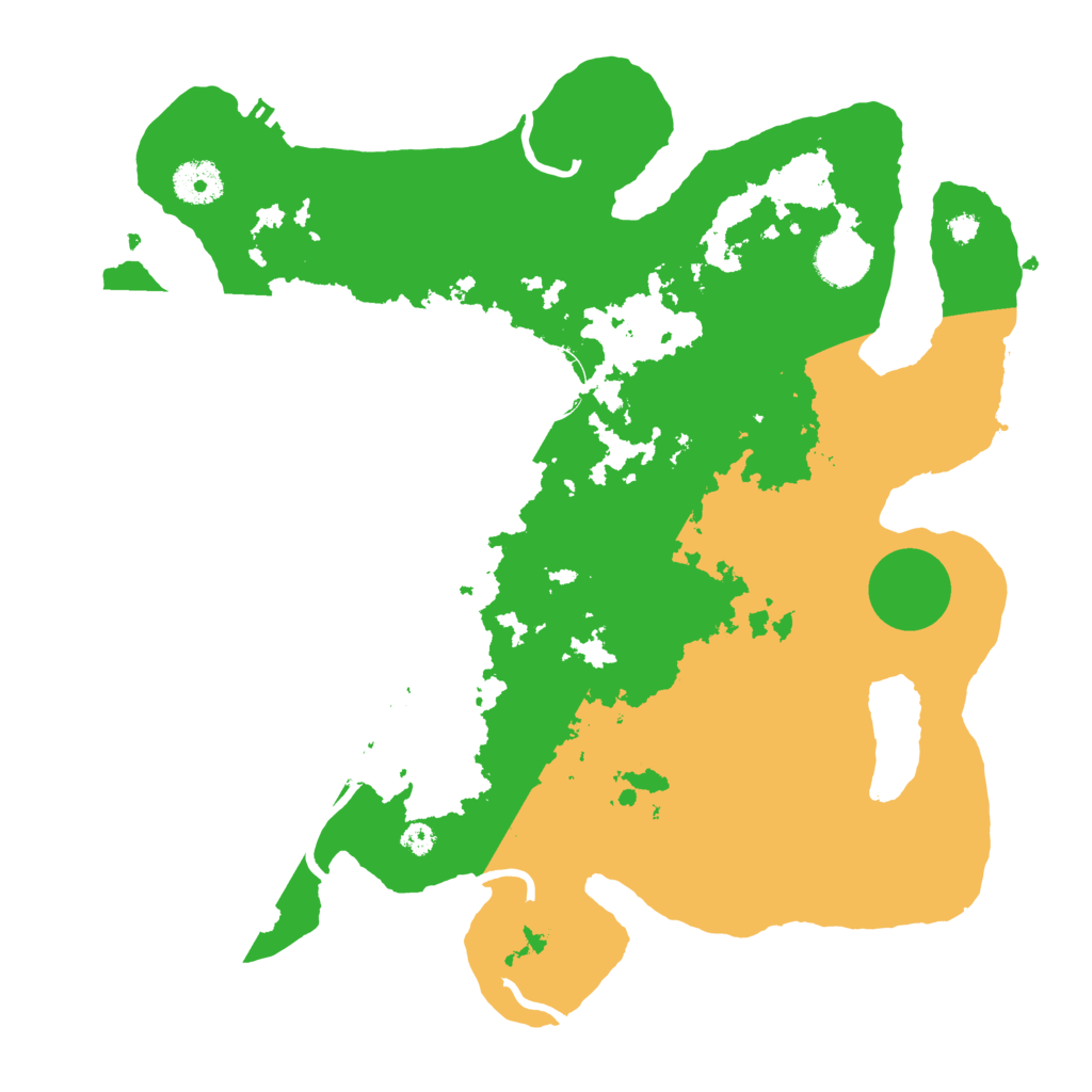 Biome Rust Map: Procedural Map, Size: 3500, Seed: 475238776