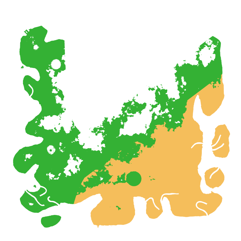 Biome Rust Map: Procedural Map, Size: 4300, Seed: 434225545
