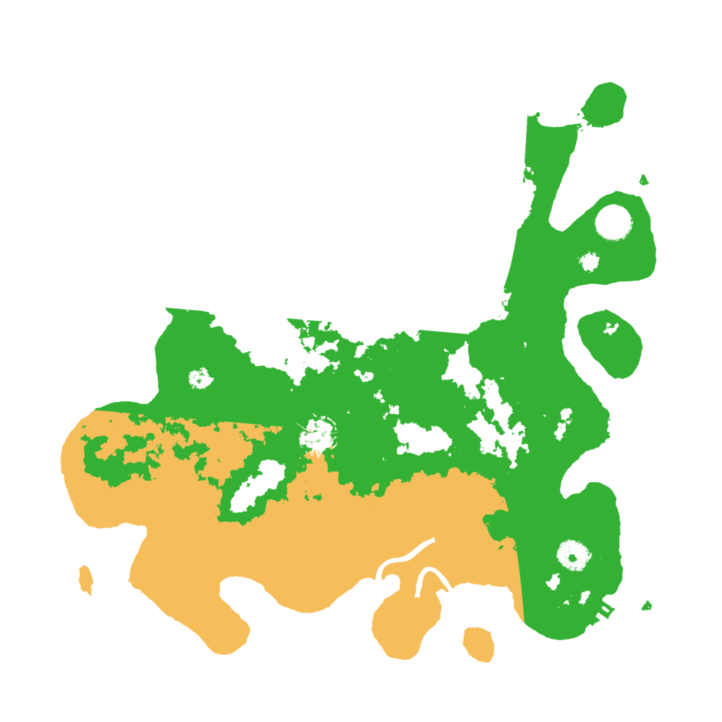 Biome Rust Map: Procedural Map, Size: 3550, Seed: 1234