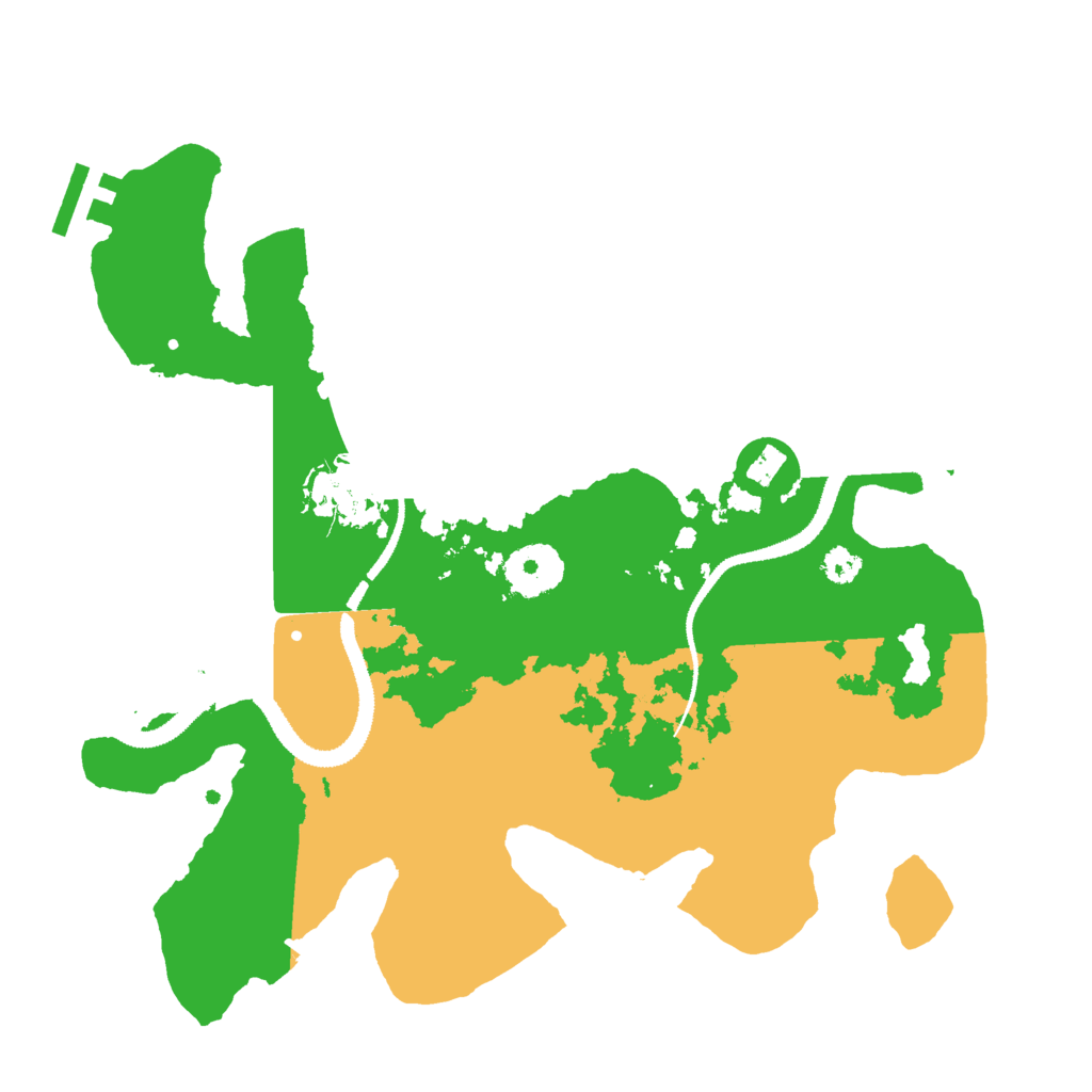 Biome Rust Map: Procedural Map, Size: 3000, Seed: 4852369