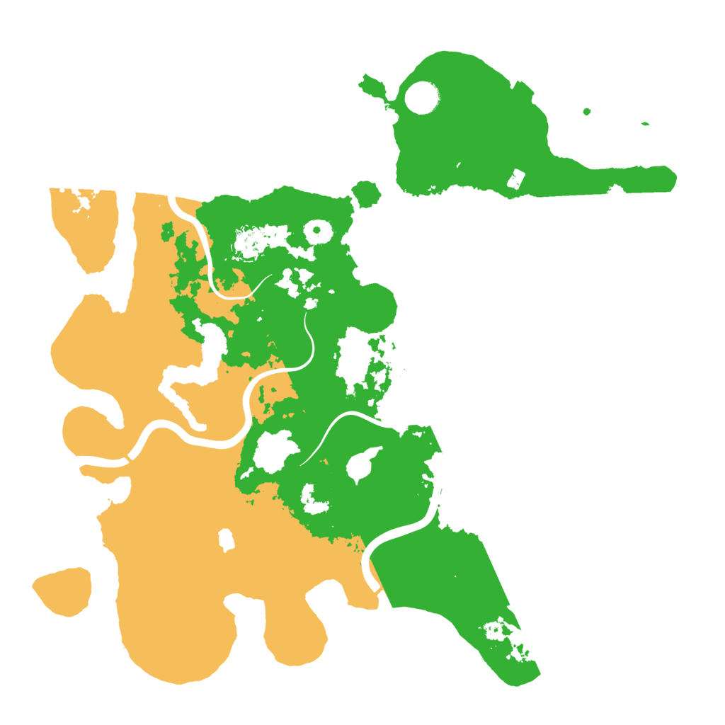 Biome Rust Map: Procedural Map, Size: 4000, Seed: 343505