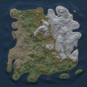 Thumbnail Rust Map: Procedural Map, Size: 4250, Seed: 30425, 18 Monuments
