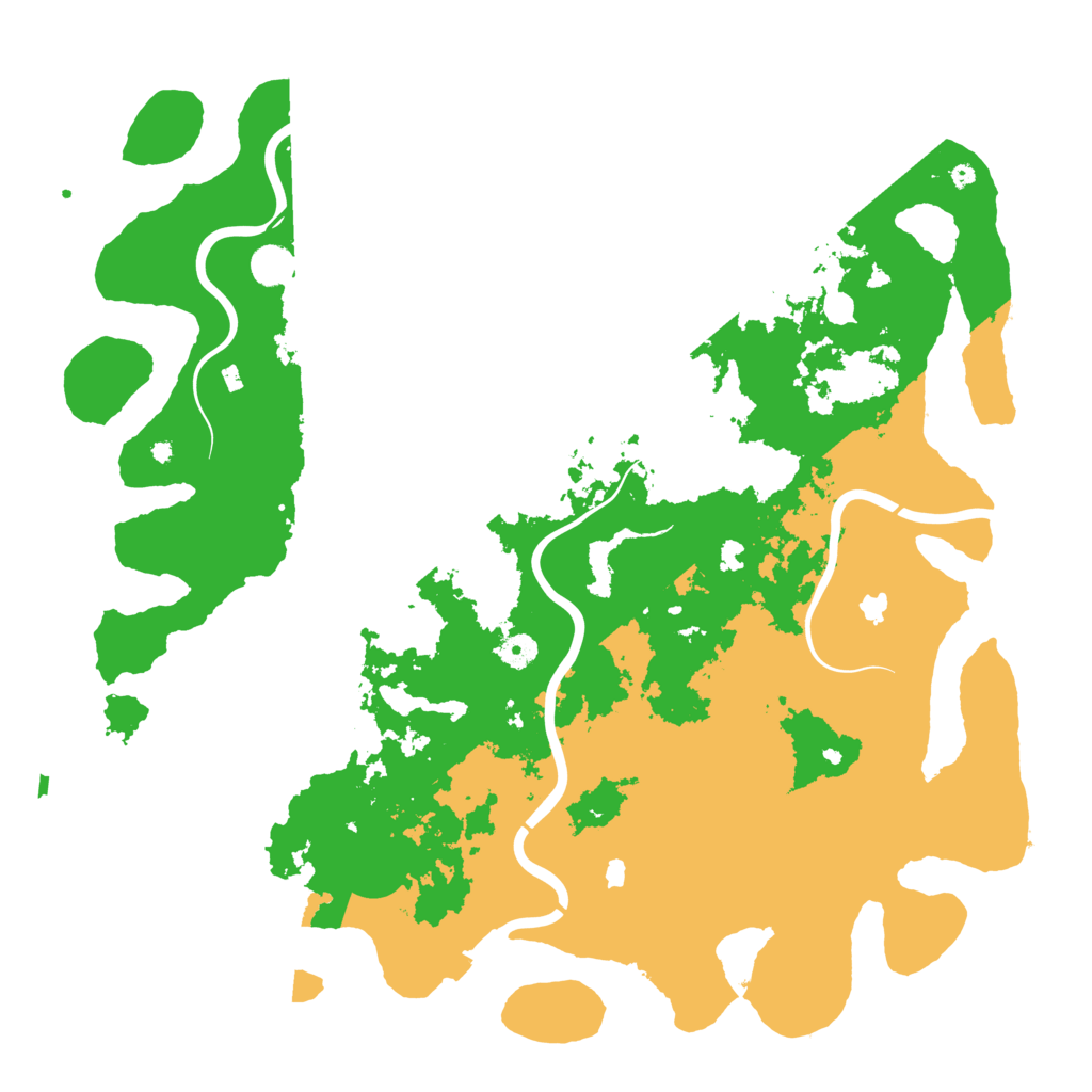 Biome Rust Map: Procedural Map, Size: 4701, Seed: 737525078
