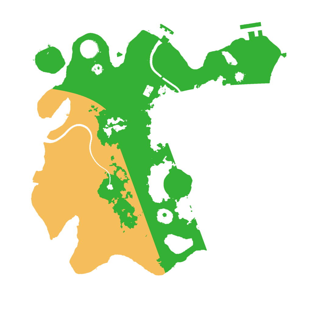 Biome Rust Map: Procedural Map, Size: 3000, Seed: 5599