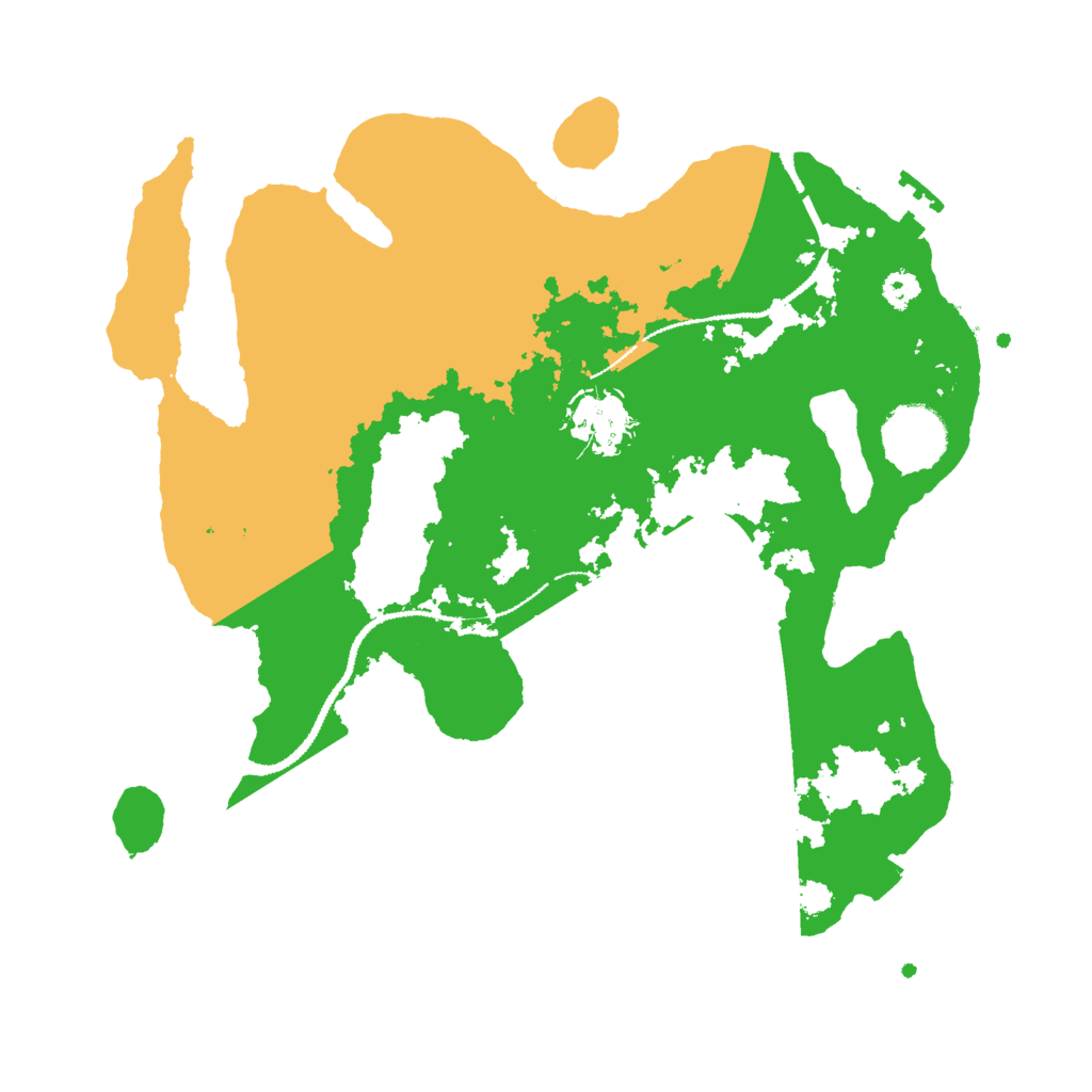 Biome Rust Map: Procedural Map, Size: 3000, Seed: 24132532