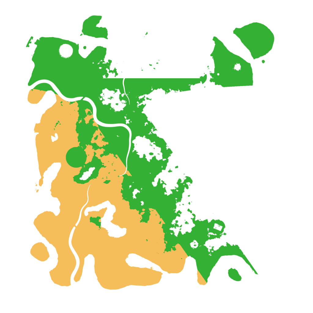 Biome Rust Map: Procedural Map, Size: 4000, Seed: 664323