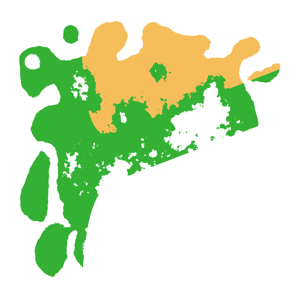 Biome Rust Map: Barren, Size: 3500, Seed: 14390801