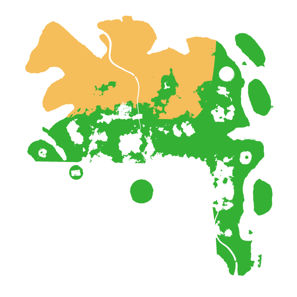 Biome Rust Map: Procedural Map, Size: 3500, Seed: 75957883
