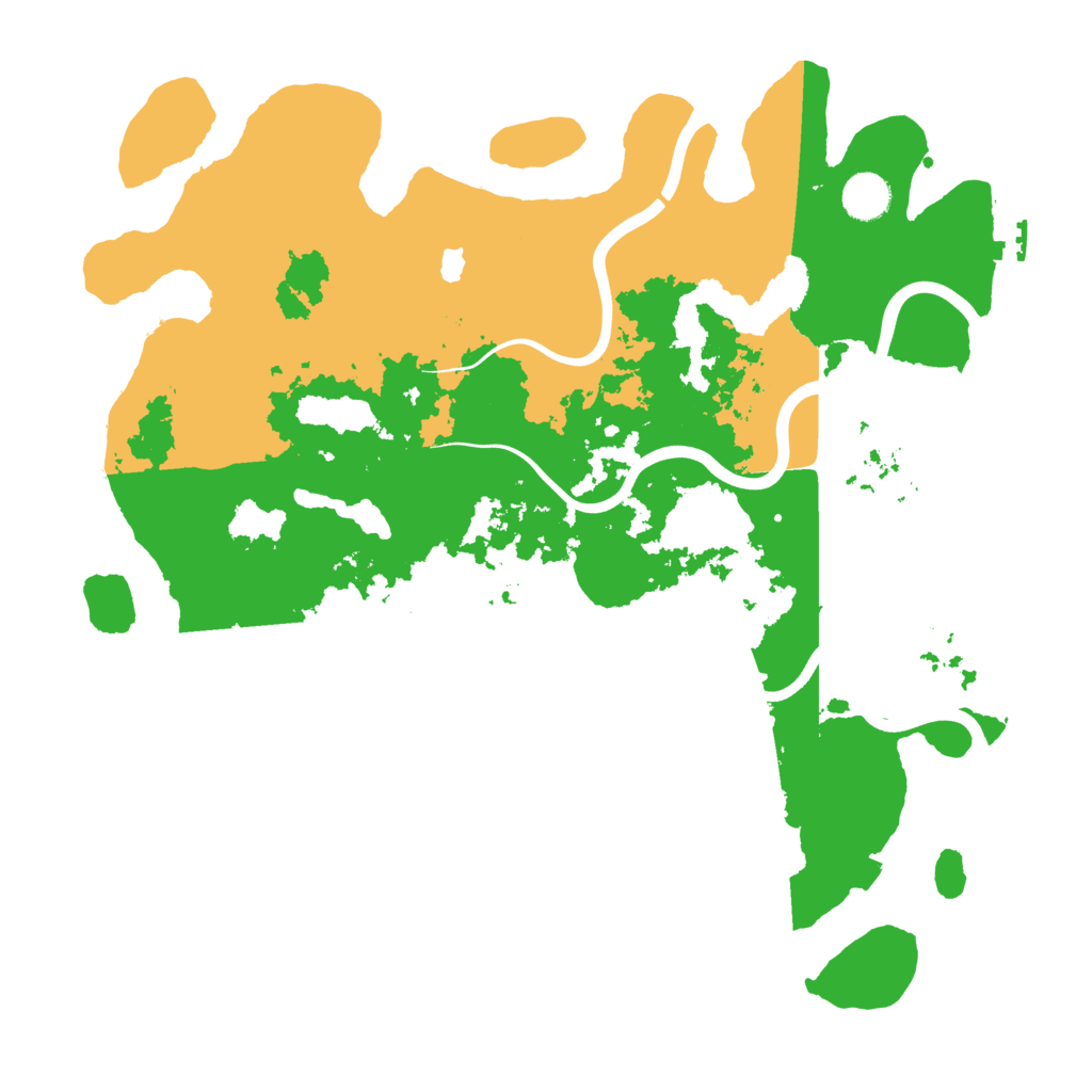 Biome Rust Map: Procedural Map, Size: 4000, Seed: 199481