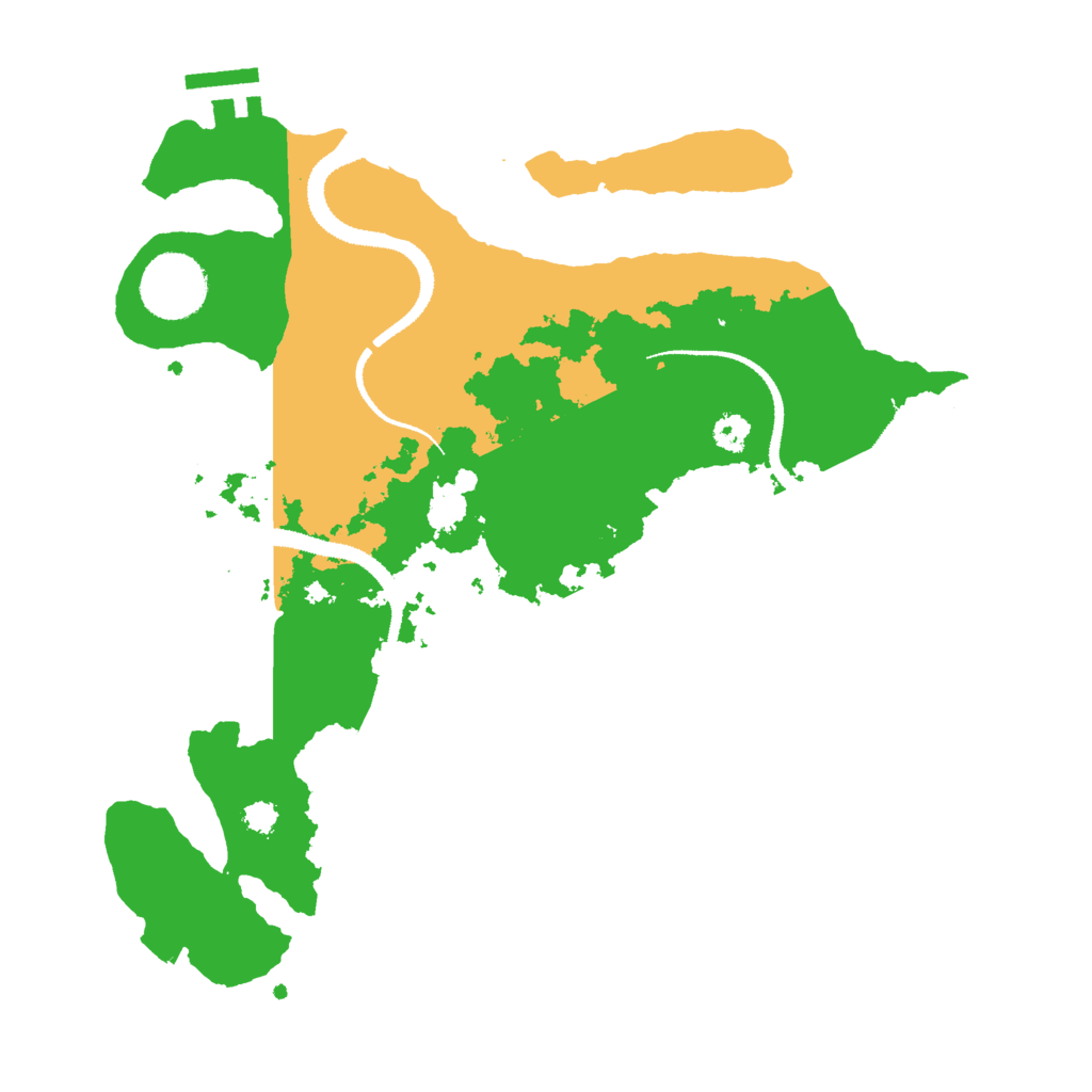Biome Rust Map: Procedural Map, Size: 3000, Seed: 510821273