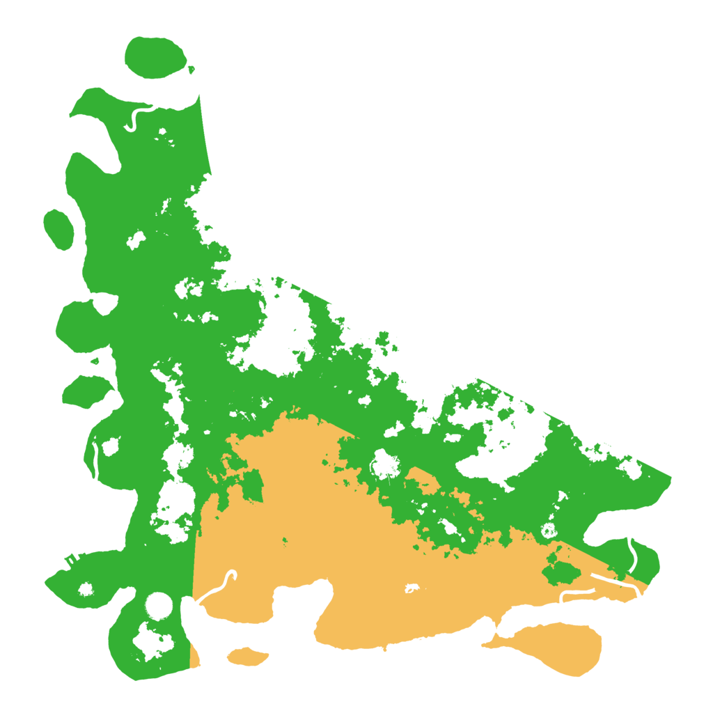 Biome Rust Map: Procedural Map, Size: 4600, Seed: 1323