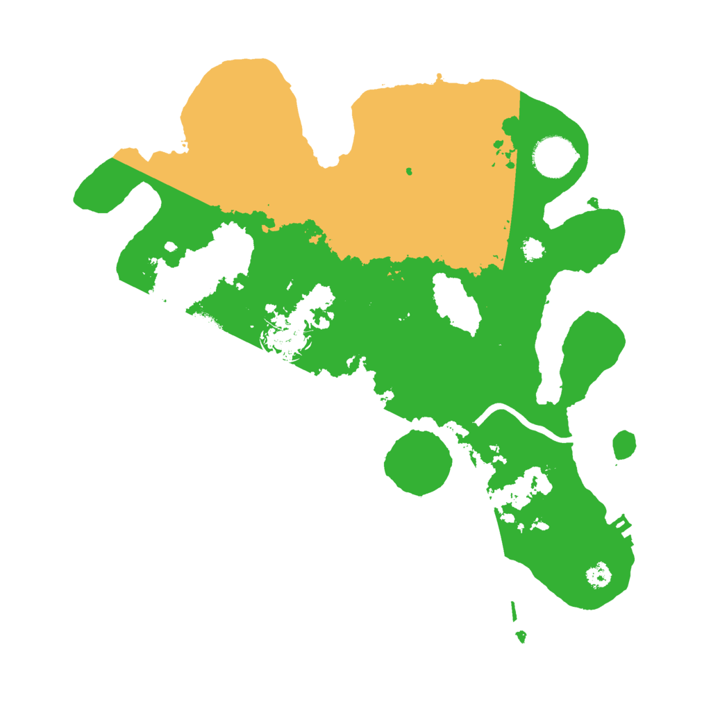 Biome Rust Map: Procedural Map, Size: 3000, Seed: 9825