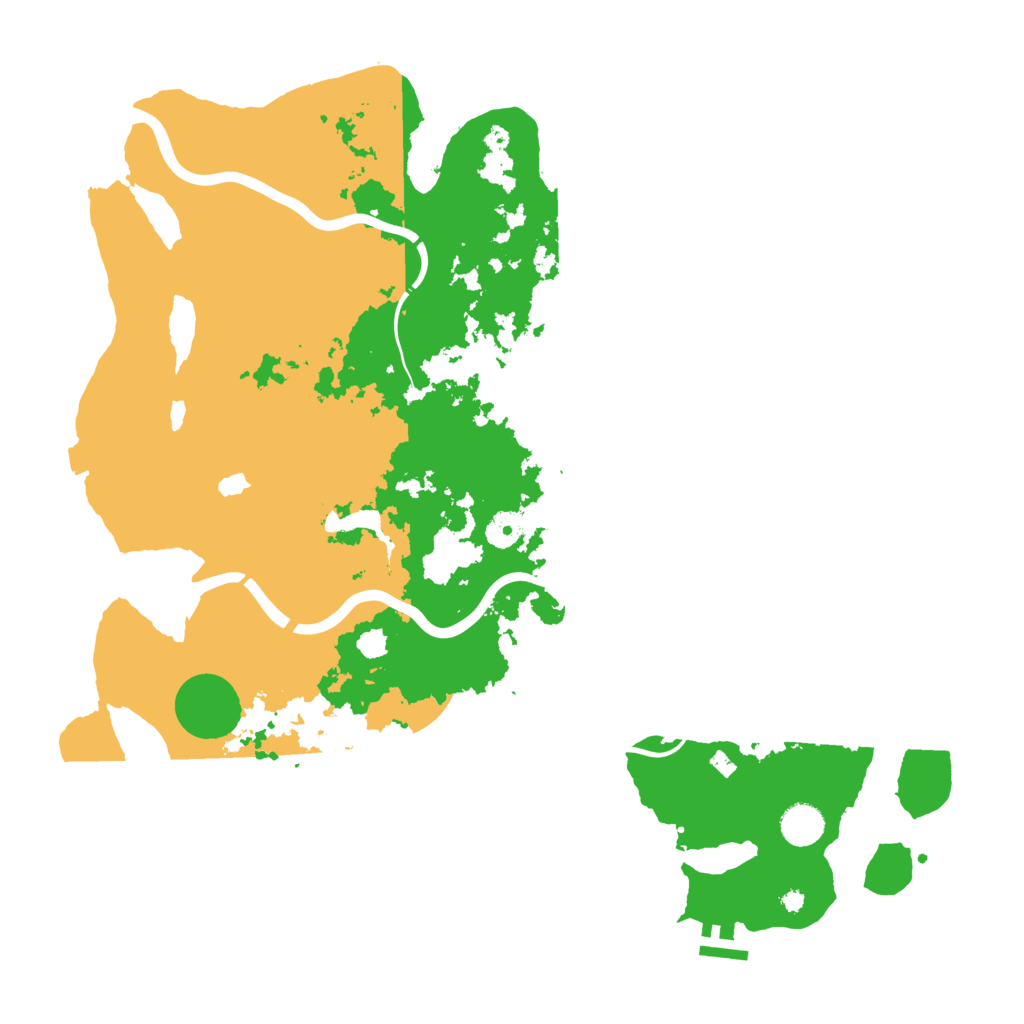 Biome Rust Map: Procedural Map, Size: 4250, Seed: 1536110746