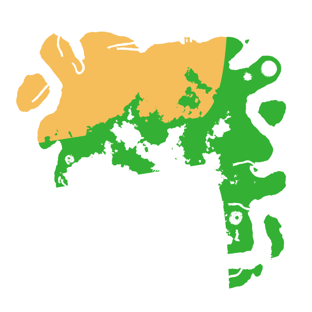 Biome Rust Map: Procedural Map, Size: 3500, Seed: 277596998