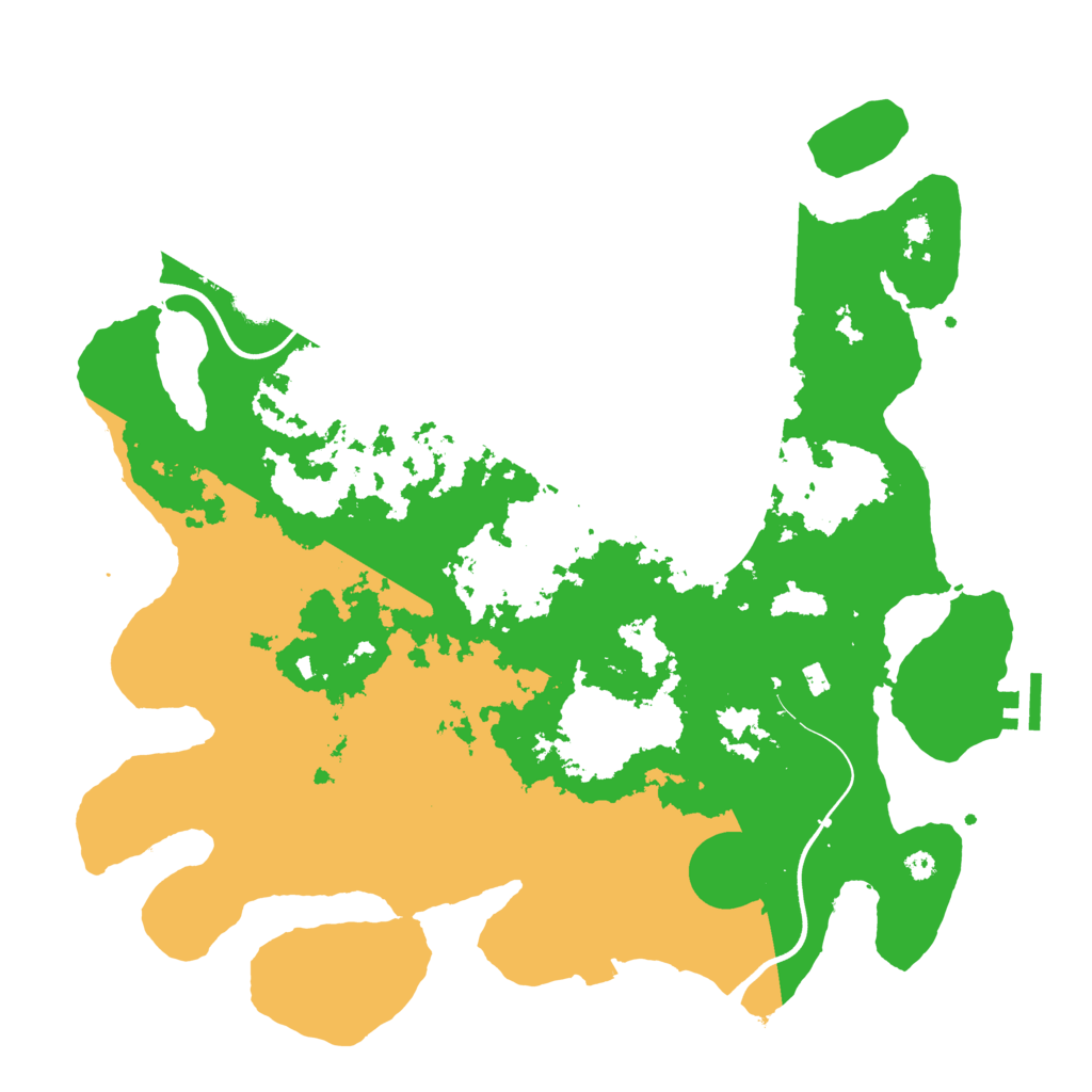 Biome Rust Map: Procedural Map, Size: 3850, Seed: 2064431241