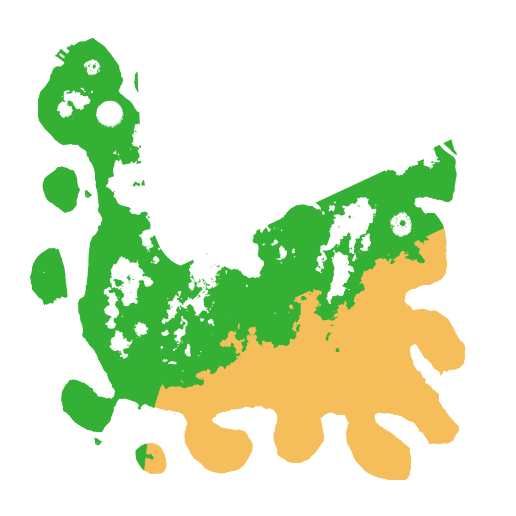 Biome Rust Map: Procedural Map, Size: 3500, Seed: 1114241741