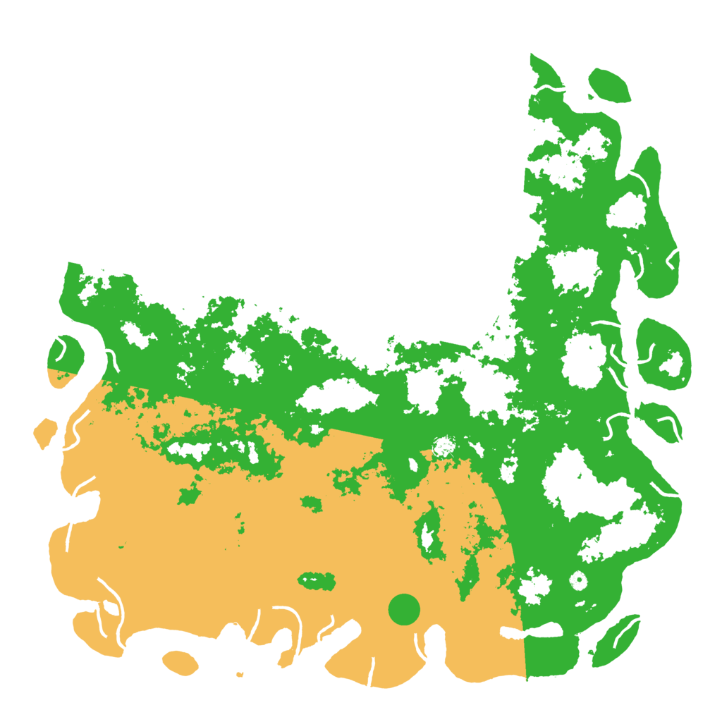 Biome Rust Map: Procedural Map, Size: 6000, Seed: 36235572