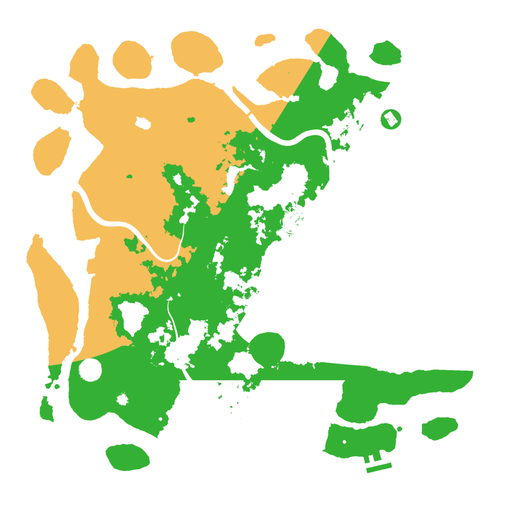Biome Rust Map: Procedural Map, Size: 4000, Seed: 789